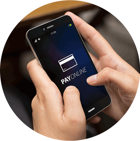 Get paid online with PayPal or Stripe