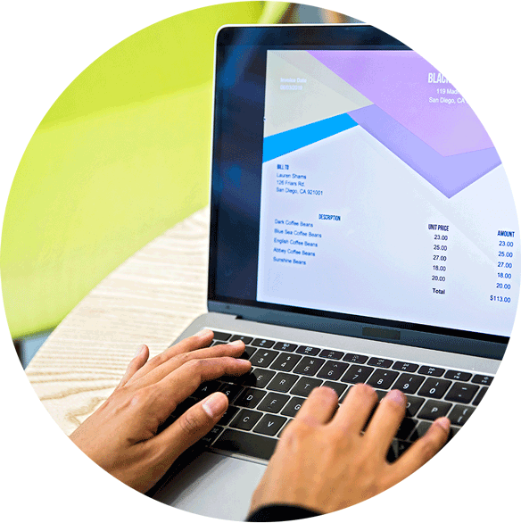 Escolha entre mais de 100 designs de modelos de recibo para impressão