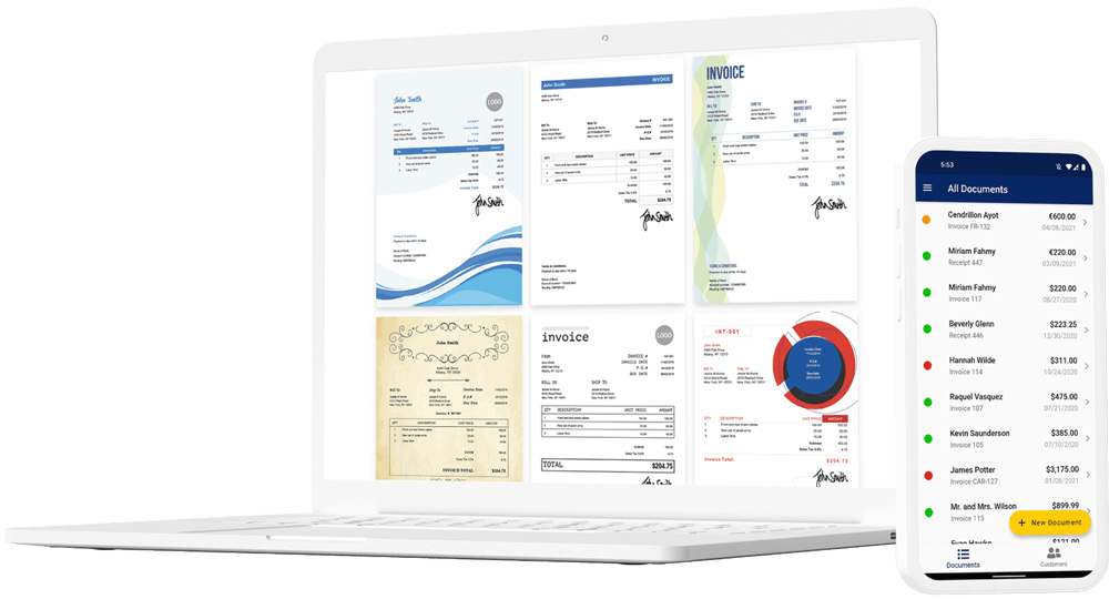create an invoice now