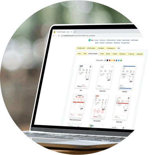 Turn that estimate into an invoice in seconds switch between basic forms in a click