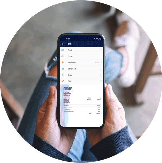 Feel Secure - protect and secure data using Invoice Home