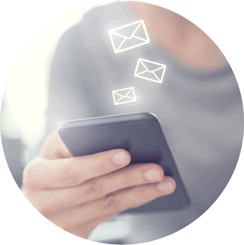 Envíe su recibo por correo electrónico desde su portátil o teléfono móvil Envíe su recibo por correo electrónico