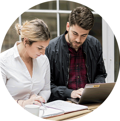 Personalize o modelo de recibo para impressão em seu laptop